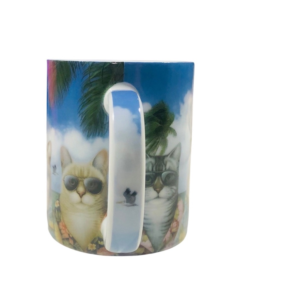 Cape Shore Sunglasses Cat Mug Coffee Cup - Picture 4 of 6